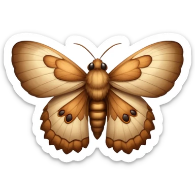 Moth emoji sticker