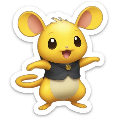 dancing Dedenne sticker