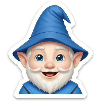 LaughIng gnome sticker
