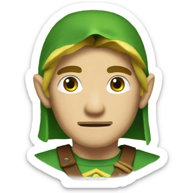link from the legend of zelda sticker