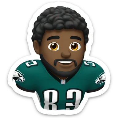 Philadelphia Eagles player sticker