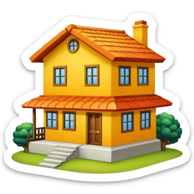 faça a corporação capsula, no caso a casa amarela da corpração capsula de dragon ball sticker