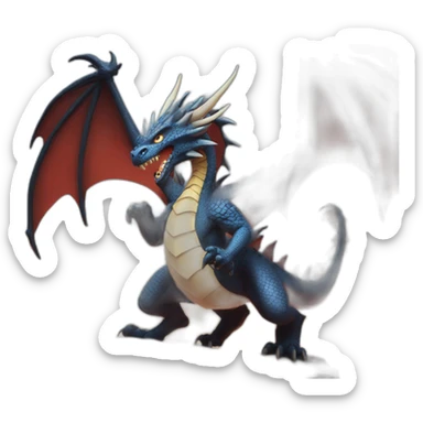 dragon battle sticker