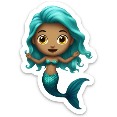 Mermaid sticker