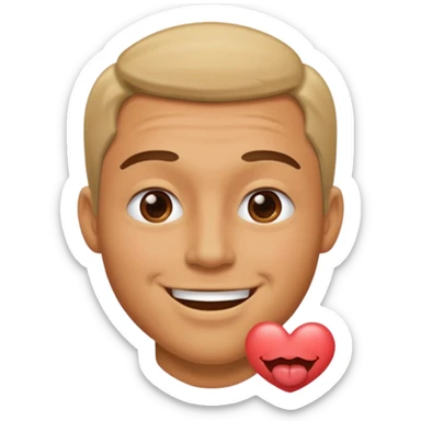 Man tsmooching  sticker