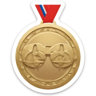 Triathlon Medal sticker