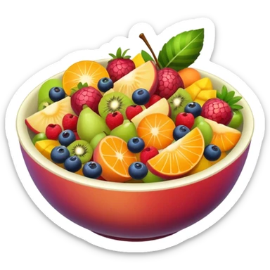 bowl of fruit salad























 sticker