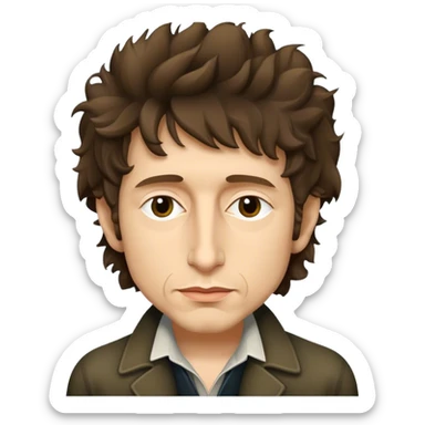 Bob dylan sticker