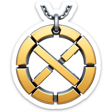 Chain Broken symbol sticker