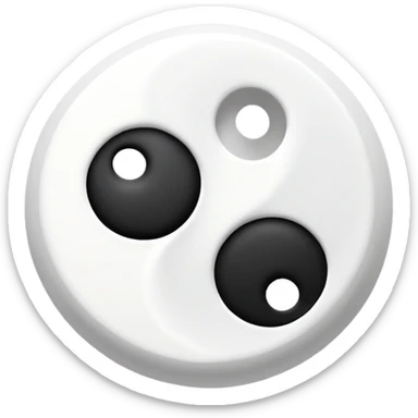 yin yang symbol sticker