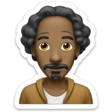 Snoop couleur de peau blanche sticker