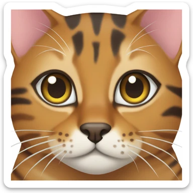 bengal cat sticker