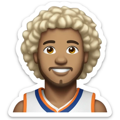 Jalen Brunson in his Knicks jersey  sticker