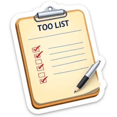 To do list sticker