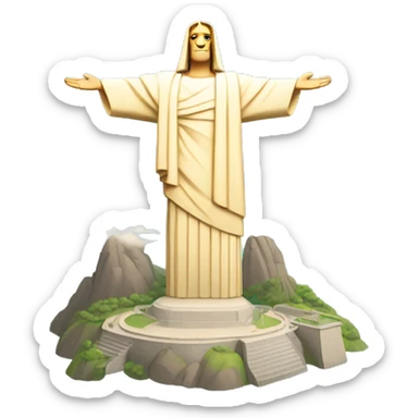 Cristo redentor  sticker