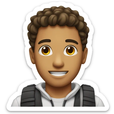 A hot boy with abdo sticker