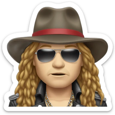 Axl rose sticker