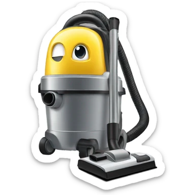 car vacuum cleaner sticker