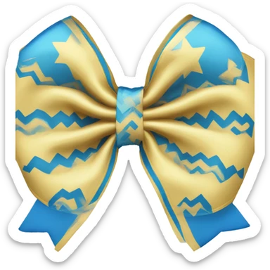 blue cheer bow  sticker