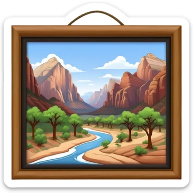 zion national park sticker