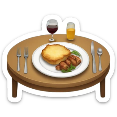 dinner sticker