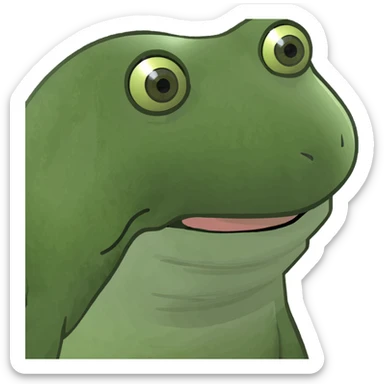 emoji representing the phrase 'BRR BRR PATAPIM BRAINROT', energetic, playful, meme-like, expressive face, vibrant colors sticker