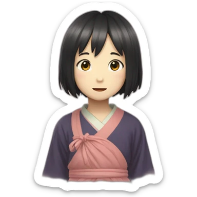 Chihiro Spirited Away sticker
