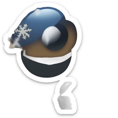 crée un émojie avec le logo du compte insta semi-neige 2025  sticker