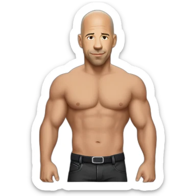 Vin diesel gigachad sticker