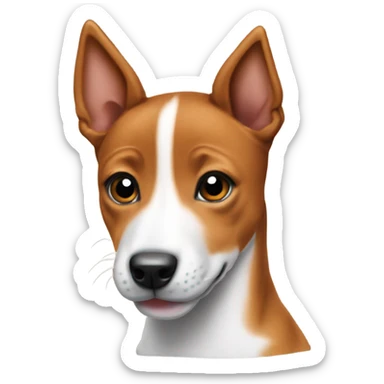 basenji puppy sticker