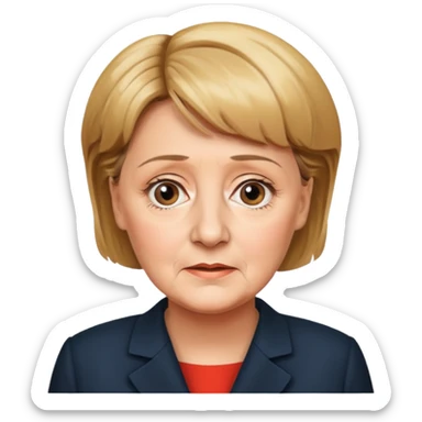 angela merkel sticker