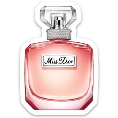 Miss dior perfume sticker