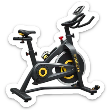 Spinning bike sticker