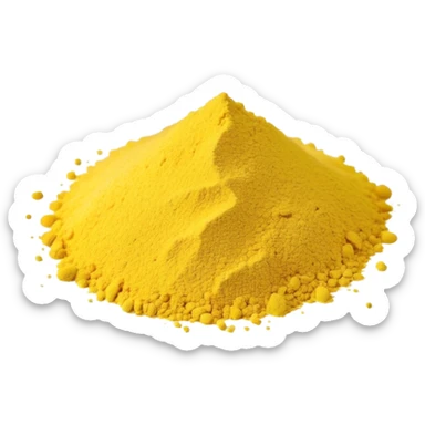 sulfur powder sticker