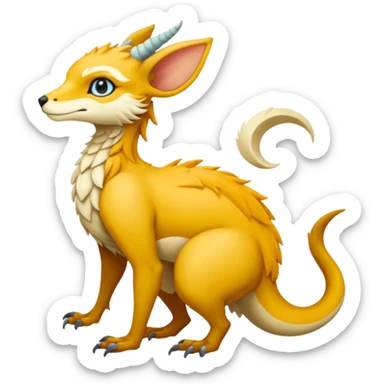 Fionbri-Vernid-creature by Falvie (full body) sticker