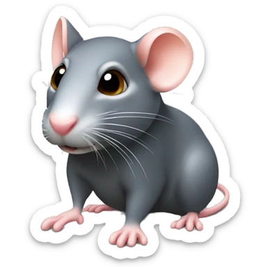 Appareil photo rat simple sticker