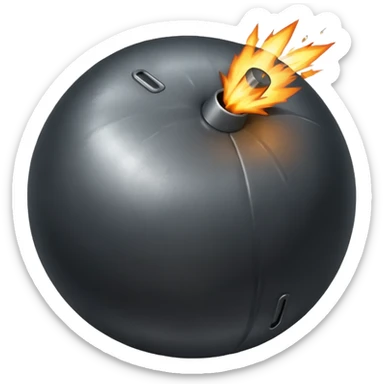 bomb emoji sticker
