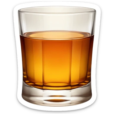 whiskey glass sticker