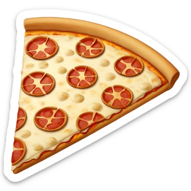 chesse slide pizza sticker