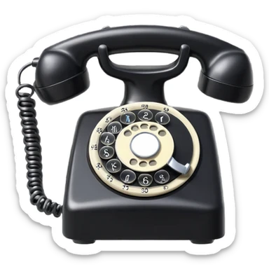 Rotary Phone sticker