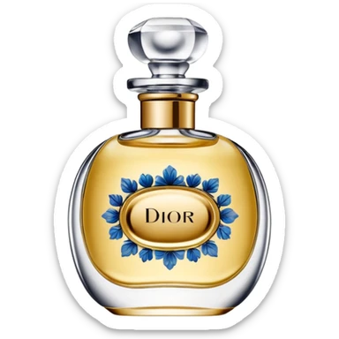 Dior perfume sticker