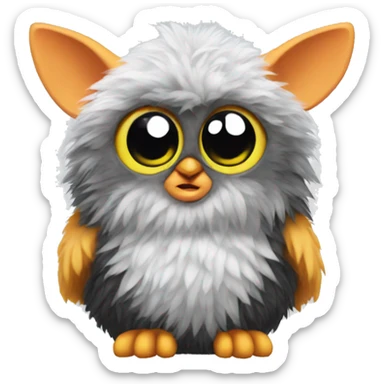 Furby sticker