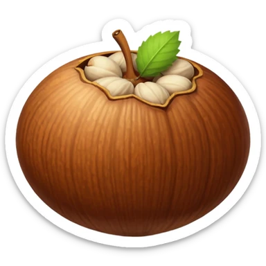 hazelnut sticker