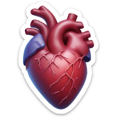 human heart sticker