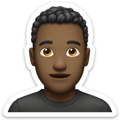 A person on k sticker