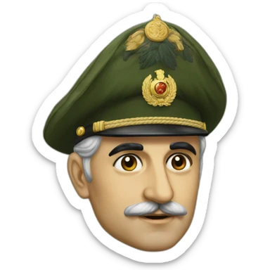 reza shah sticker