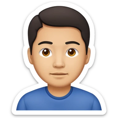 Filipino man at age 30s sticker