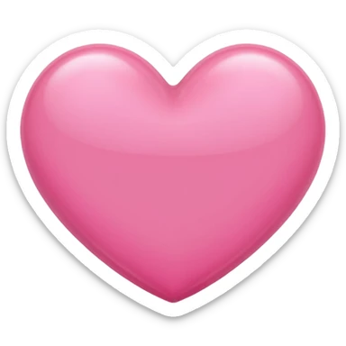 Cœur rose  sticker