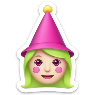 make a discord emoji role that is bright hot pink, almost neon for someone who host events sticker