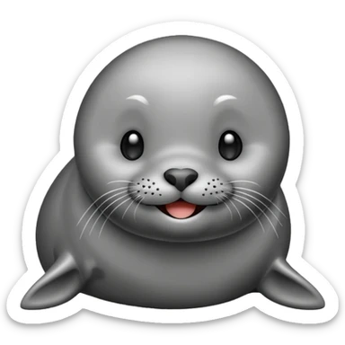emoji de foca sticker